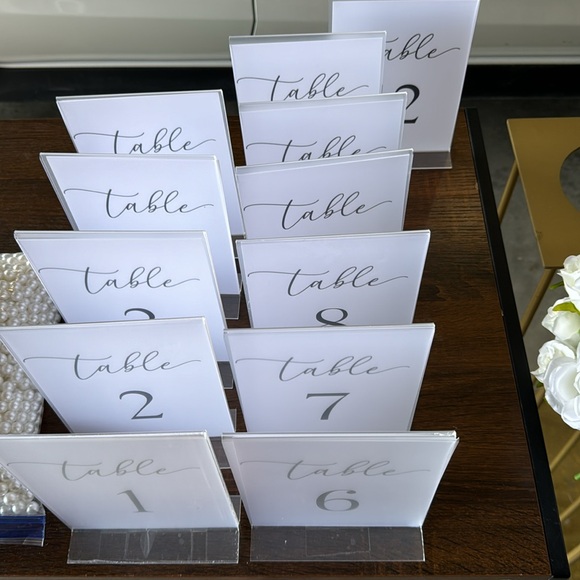 Table numbers! - Picture 2 of 2